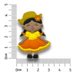 Aplique Junino Menina 45x28 - 1 Und