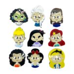 Aplique Resina Princesas - 1 Und