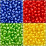 Conta Bola Cristal lined 8mm - 20 Gramas