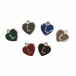 Pingente Coração c/ Letra L - 1 Und