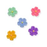 Aplique Resina Flor - 1 Und