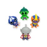 Pingente Emborrachado Hérois Diversos 48mm - 1 Und