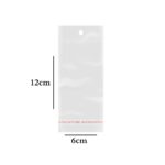 Saco Adesivo com Furo 6x12cm – 100 Unds