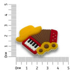 Aplique Junino Sanfona 30x40mm - 1 Und