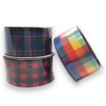 Fita Gorgurão Xadrez 38mm - Metro