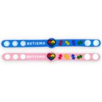 Pulseira Emborrachado Autismo - 1 Und