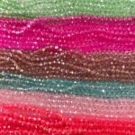 Fio Cristal Rondela Furta-cor 8mm – 1 Fio