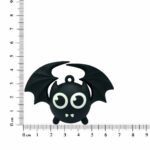 Pingente Emborrachado Halloween Morcego 55mm – 1 Und - Imagem 2