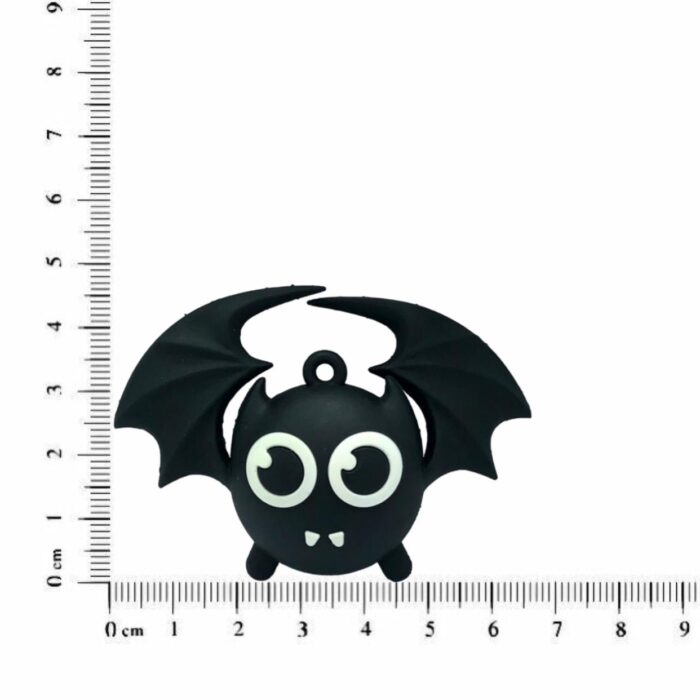 Pingente Emborrachado Halloween Morcego 55mm – 1 Und - Imagem 2