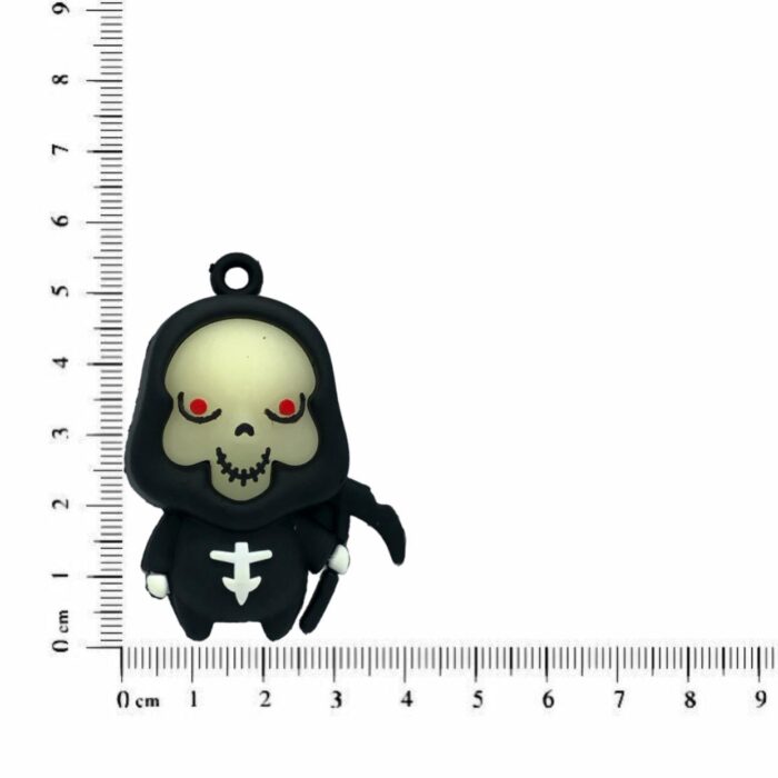 Pingente Emborrachado Halloween Morte 55mm - 1 Und - Imagem 2