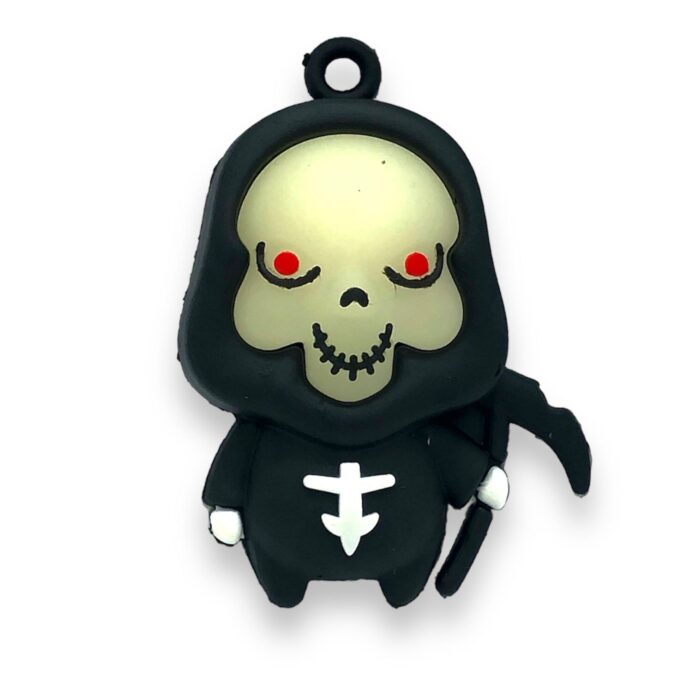 Pingente Emborrachado Halloween Morte 55mm - 1 Und - Imagem 1