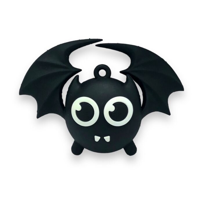 Pingente Emborrachado Halloween Morcego 55mm – 1 Und - Imagem 1