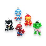 Pingente Resina Super Heróis Diversos – 1 Und