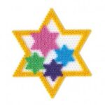 Placa Hama Beads Estrela 10cm  – 1 Und - Imagem 2