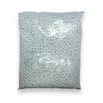 Conta Bola Pérola Branca 6mm – 500 Gramas