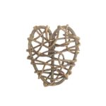 Coração De Cipo 12cm - 1 Und