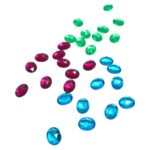 Chaton Oval Acrílico 8x10mm - 10 Unds