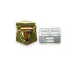 Fecho P/ Bolsa Fivela Tic Tac 35mm Metal Dourado – 1 Und