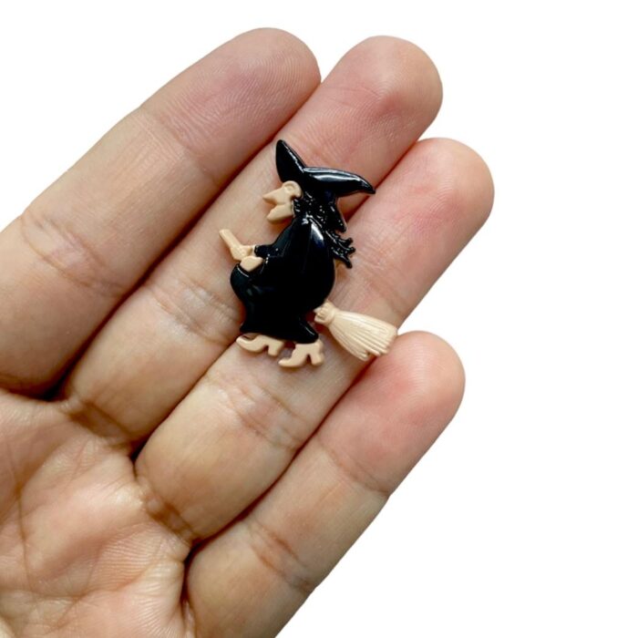Botão Bruxa Halloween – 1 Und - Imagem 2