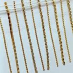 Franja De Strass Com Corrente De Bolinha – Metro