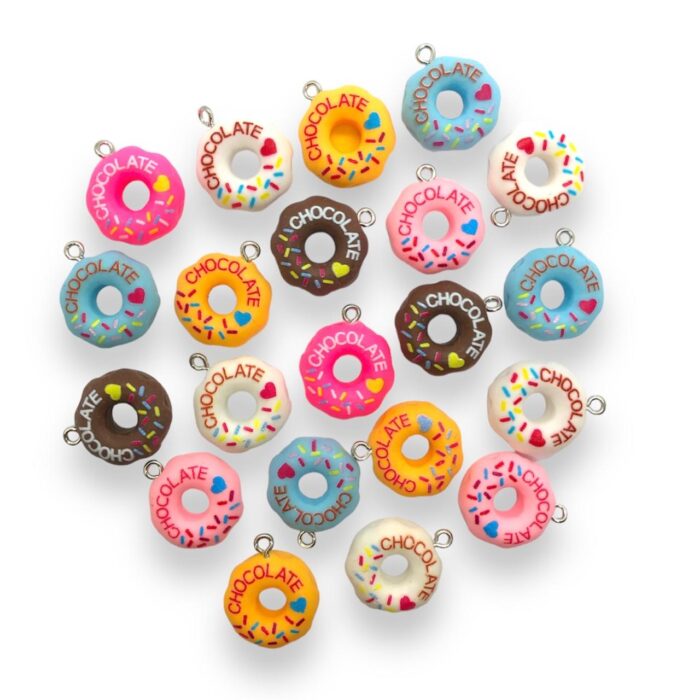 Pingente Donuts 21mm - 1 Und - Imagem 1