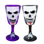 Taça Caveira Halloween Acrílico - 1 Und