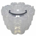 Caixa Organizadora Com Alça Flor 13x13x13 - 1 Und