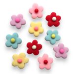 Aplique Resina Flor 19mm – 1 Und