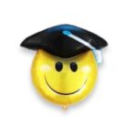 Balão Metalizado Smile Formatura 45cm – 1 Und