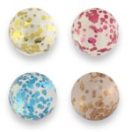 Balão Metalizado Transparente C/ Confete 30cm – 1 Und