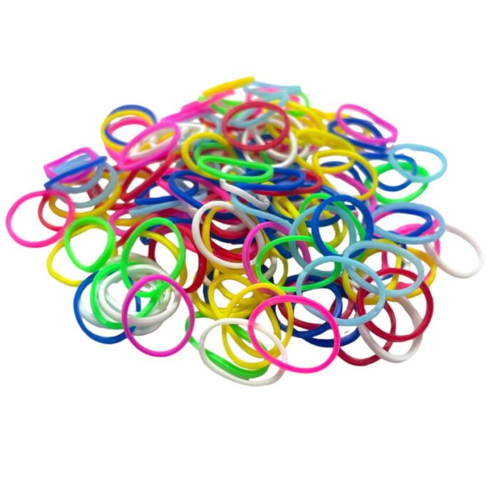 Elástico De Cabelo Silicone Colorida 15mm - 20 Gramas - Imagem 1