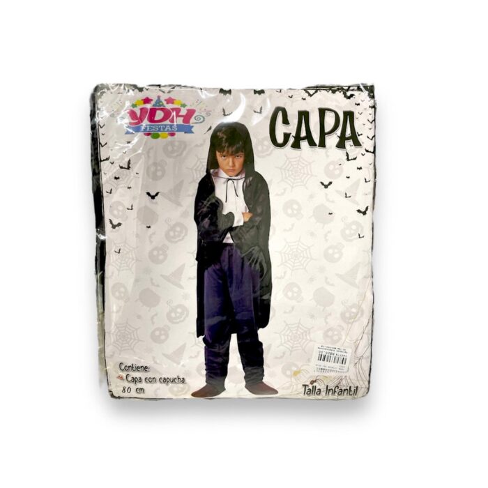 Capa Preta Halloween 80cm - 1Und - Imagem 1