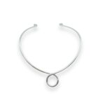 Gargantilha Gancho Niquel 14cm - 1 Und