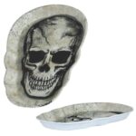 Prato Cabeça Esqueleto 25x18cm Halloween - 1 Und
