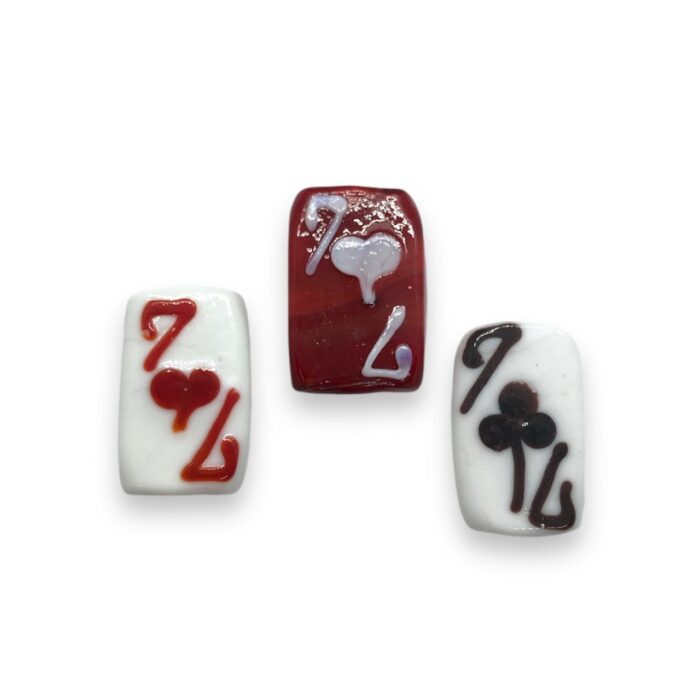 Murano Firma Carta Baralho 25x15mm - 1 Und - Imagem 1
