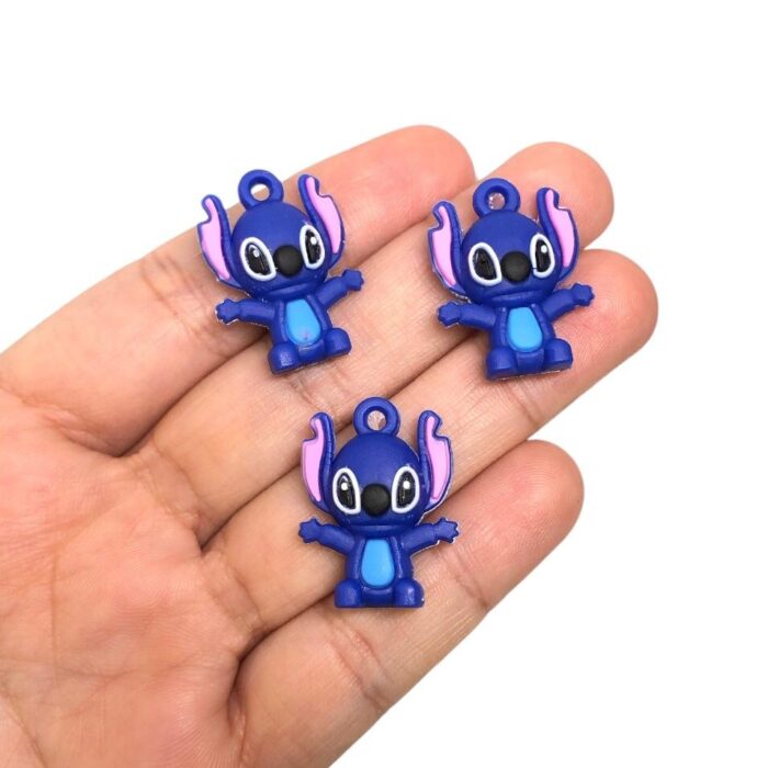 Pingente Emborrachado Stitch 26mm – 1 Und - Imagem 2