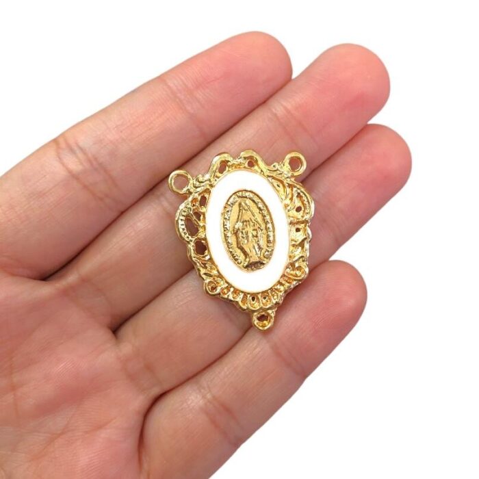Entremeio Nossa Senhora Das Graças Dourado 35mm – 1 Und - Imagem 2