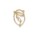 Entremeio Mãe Rainha Vazado Dourado 26mm – 1 Und