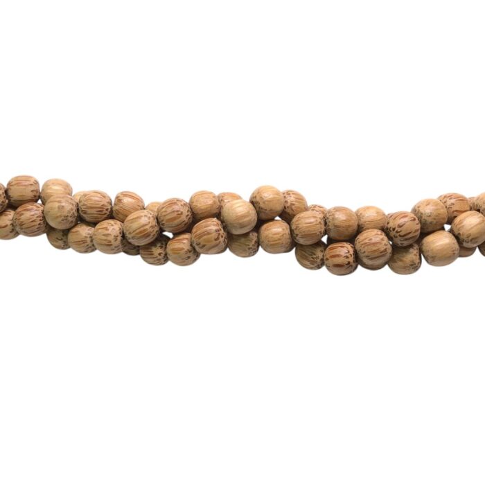 Fio Bola Imitação Madeira 8mm – 1 Fio - Imagem 1