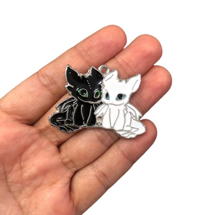 Pingente Como Treinar Seu Dragão 35mm Níquel – 1 Und - Imagem 2
