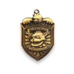 Pingente Freddy Fazbear 58mm Ouro Velho - 1 Und