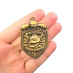 Pingente Freddy Fazbear 58mm Ouro Velho - 1 Und - Imagem 2