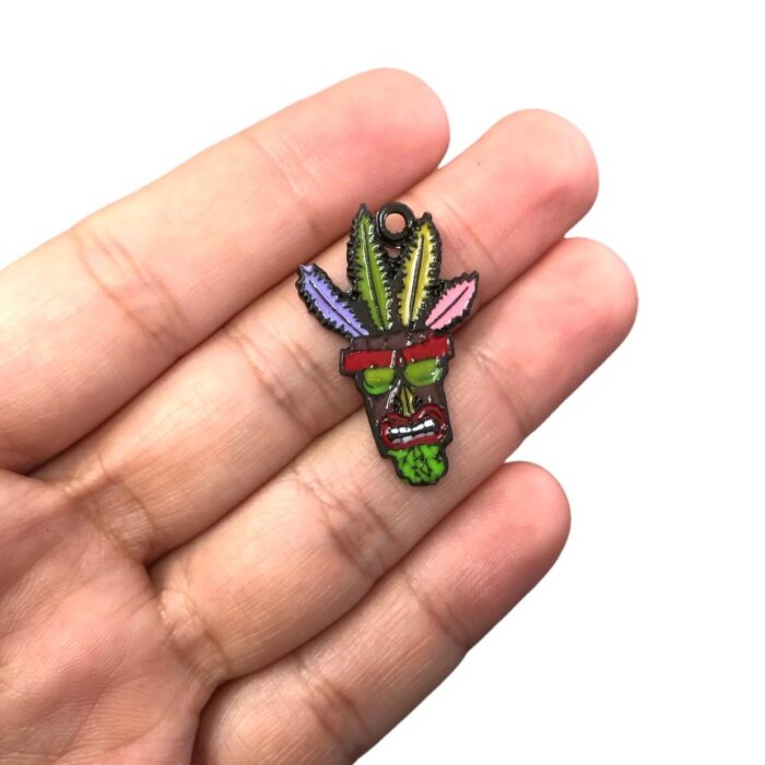 Pingente Pin Máscara Ika Ika - Crash 33mm - 1 Und - Imagem 2