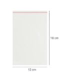 Saco Adesivo Plástico 12x18cm C/ 25 Und