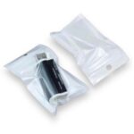 Saco Hermético Branco c/Frente Transparente 06×08cm – 10 Unds - Imagem 2