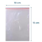Saco Zip Lock Transparente 10x15cm – 25 Unds