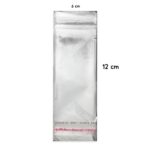 Saco Adesivo Plástico C/ Furo 6x12cm – c/ 50 Unds