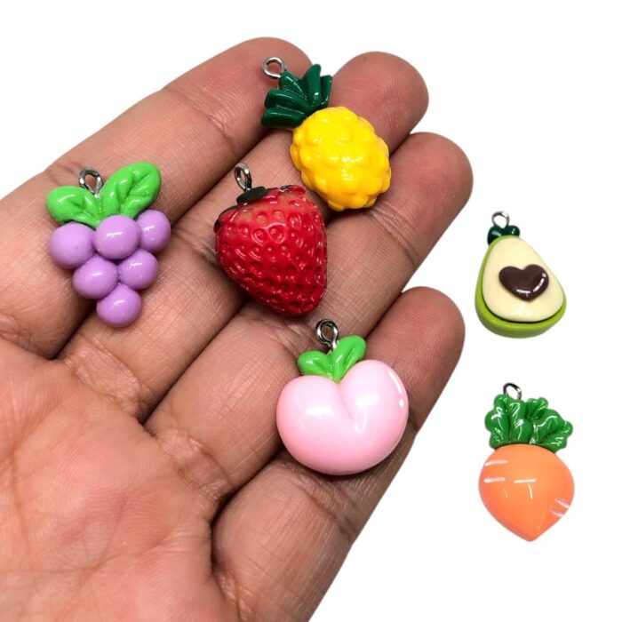 Pingente Resina Frutas Diversos – 1 Und - Imagem 2