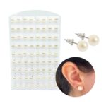 Cartela De Brinco Perola 08mm - 36 Pares