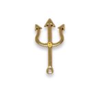 Pingente Tridente 34mm Dourado – 1 Und